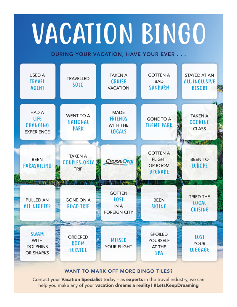 Vacation Bingo Preview Image